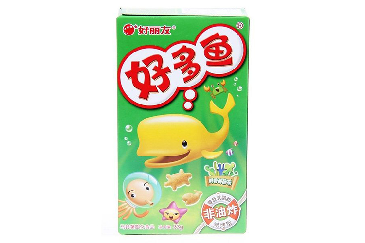 ORION FISH CRACKERS SEAWEED FLAVOR 33G